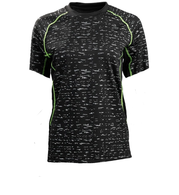 Women's Black Short Sleeve WildSpark™ Athletic Shirt