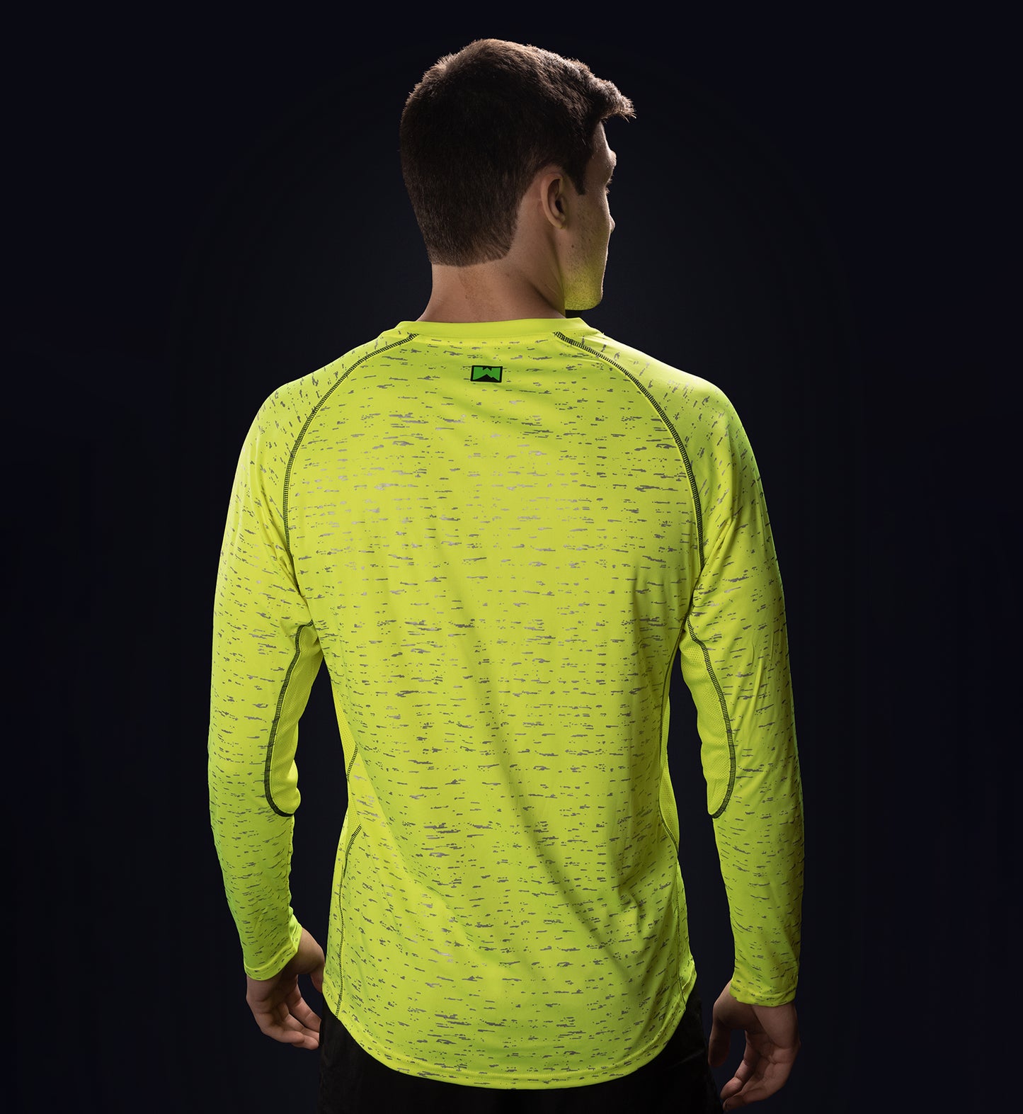 Men’s Lime Long Sleeve WildSpark™ Athletic Shirt