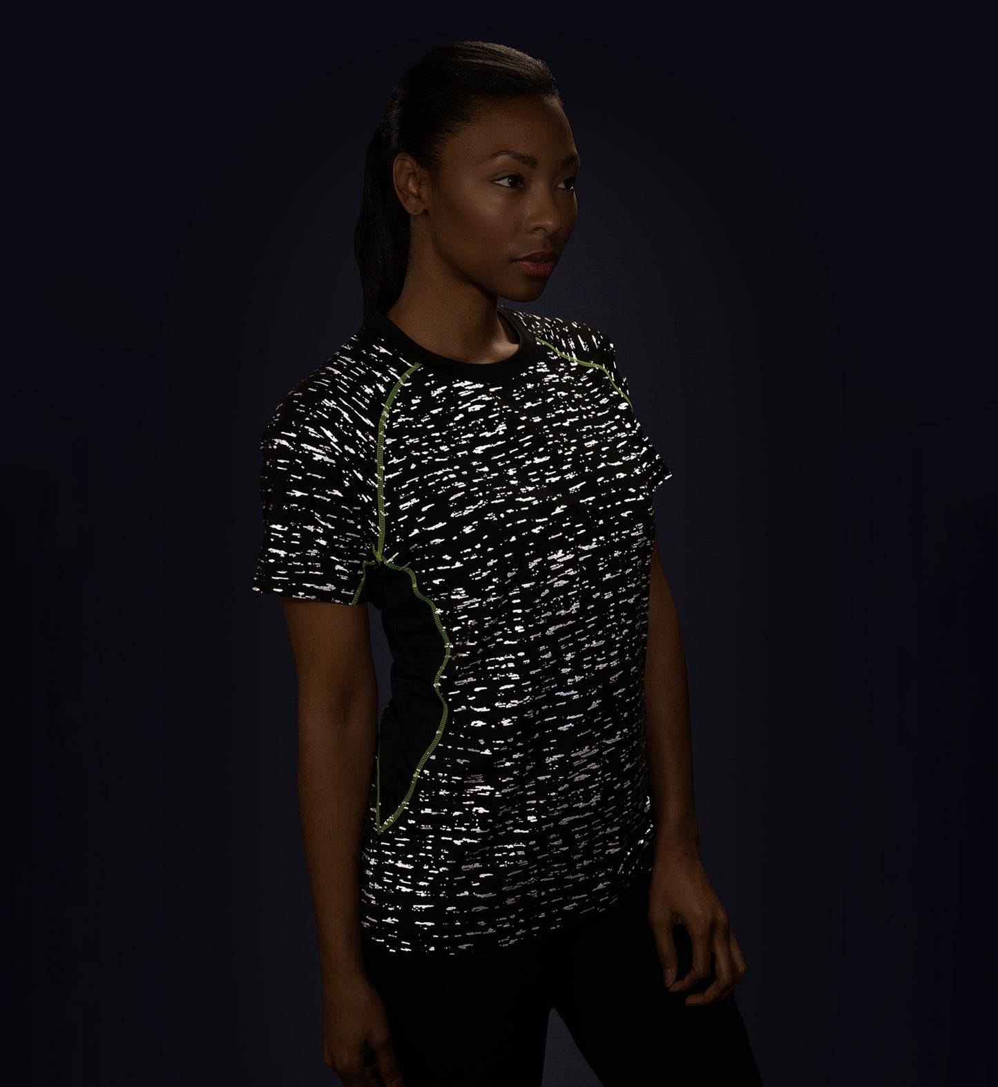 Women's Black Short Sleeve WildSpark™ Athletic Shirt
