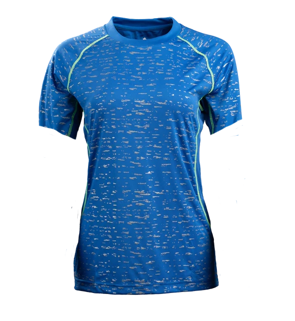 Women's Blue Short Sleeve WildSpark™ Athletic Shirt