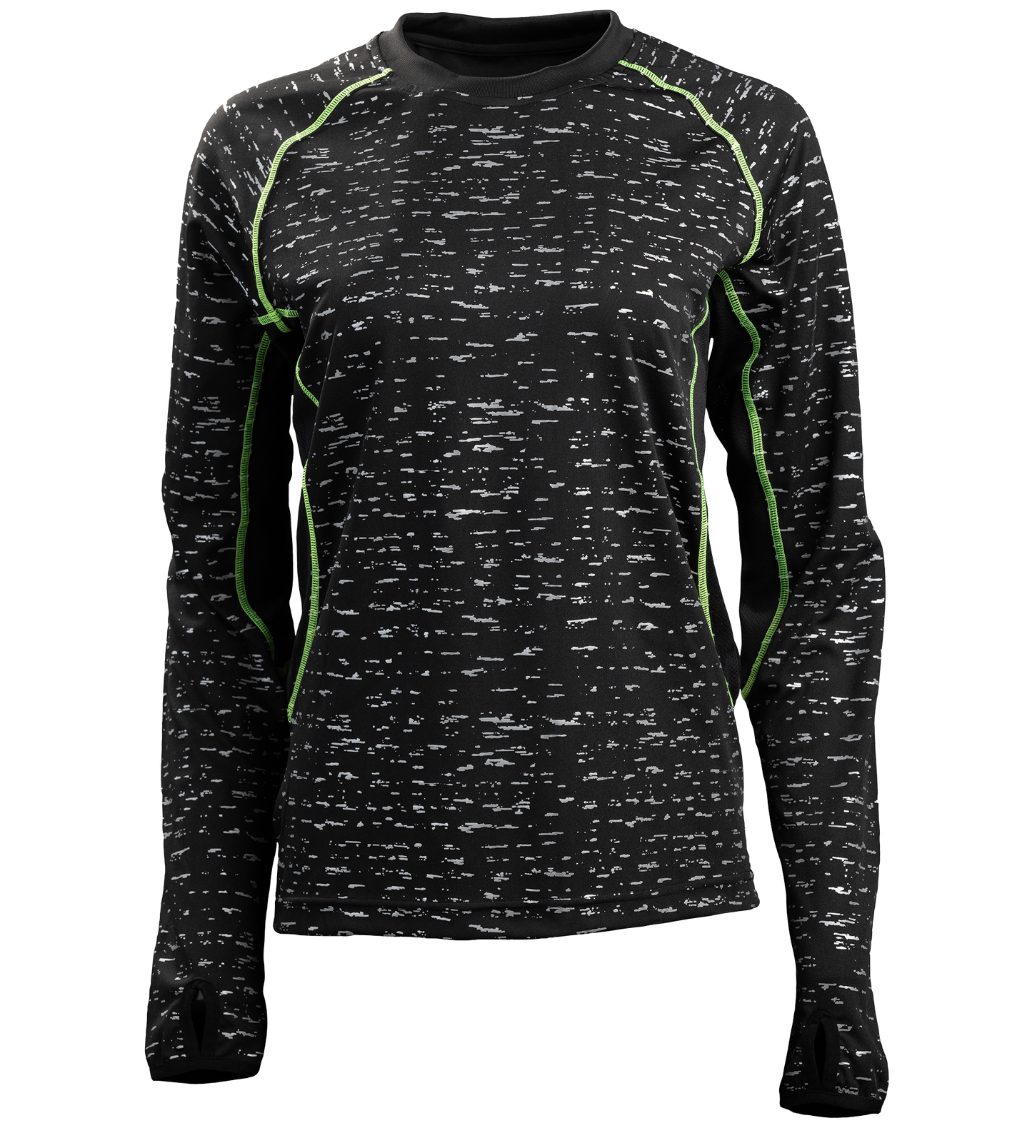 Women’s Black Long Sleeve WildSpark™ Athletic Shirt