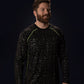 Men's Reflective Long Sleeve Running Shirt In Black