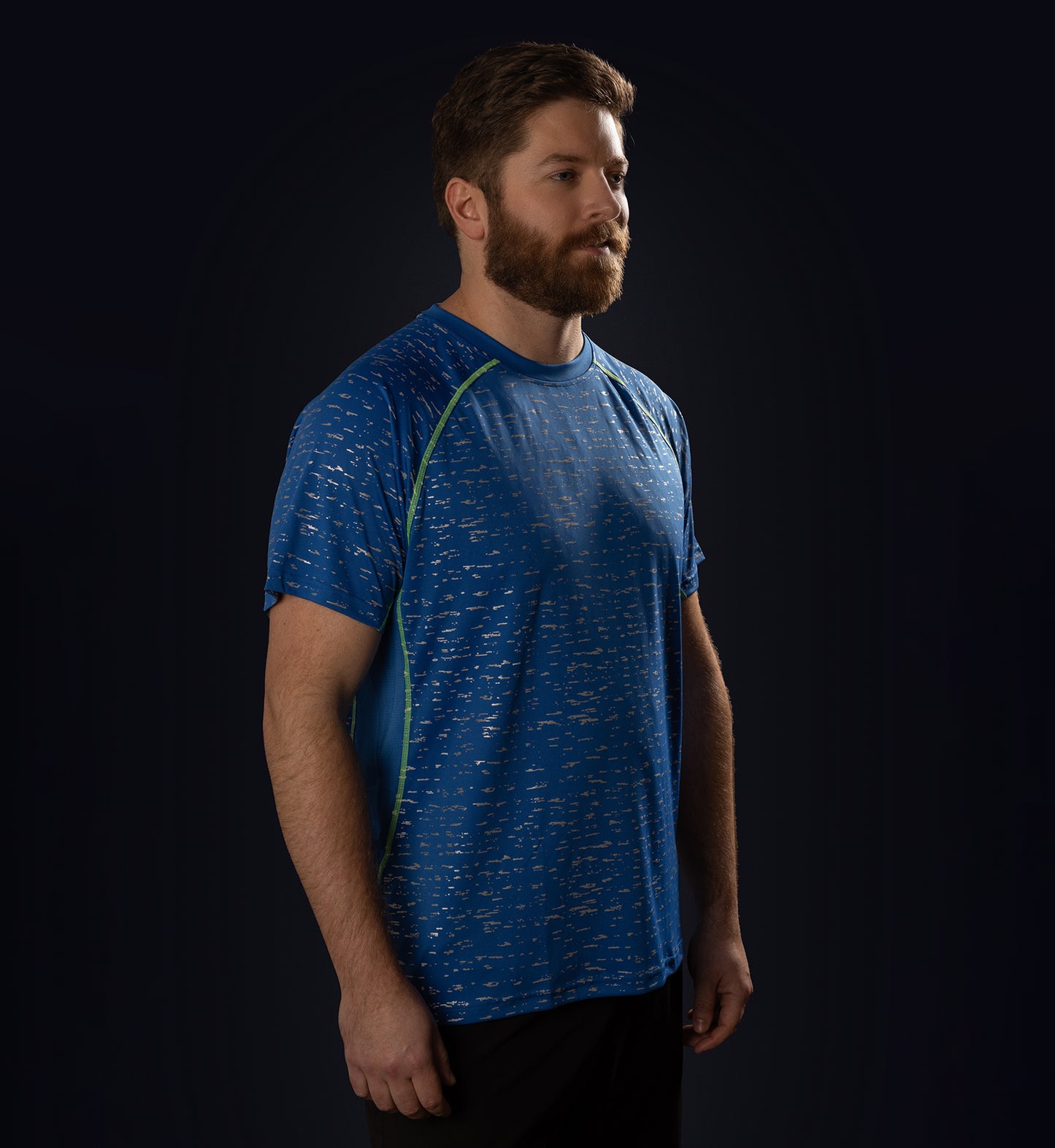 Men’s Blue Short Sleeve WildSpark™ Athletic Shirt