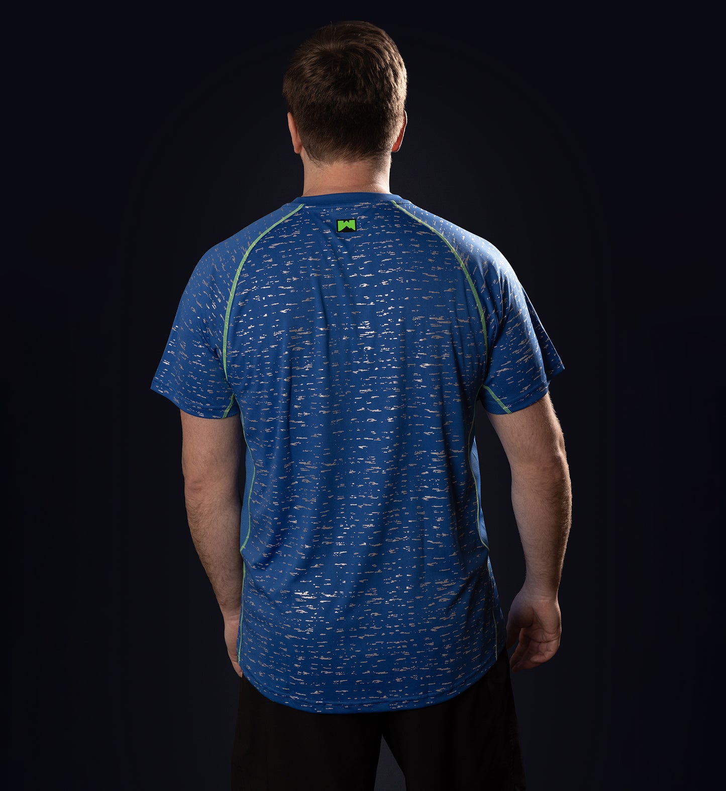 Men’s Blue Short Sleeve WildSpark™ Athletic Shirt