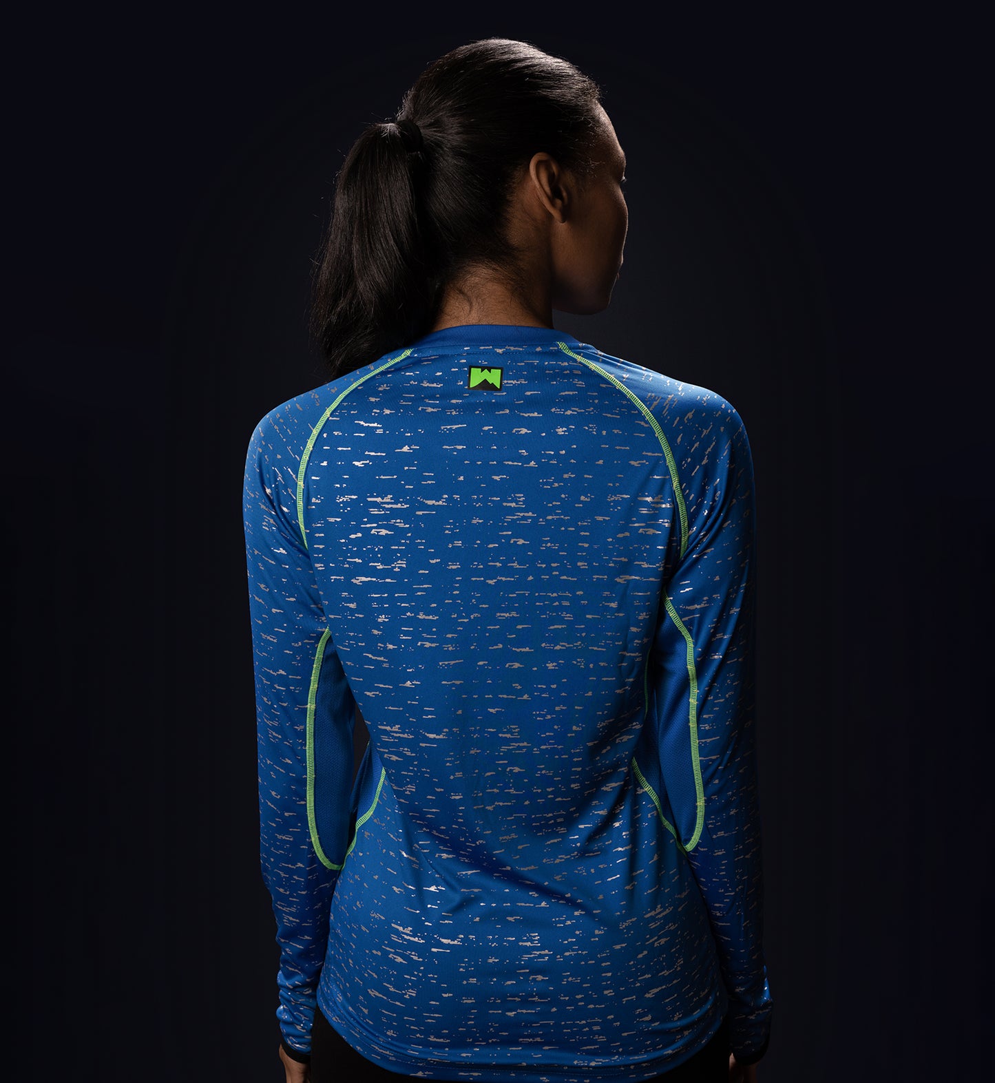Women’s Blue Long Sleeve WildSpark™ Athletic Shirt