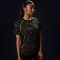Women's Black Short Sleeve WildSpark™ Athletic Shirt