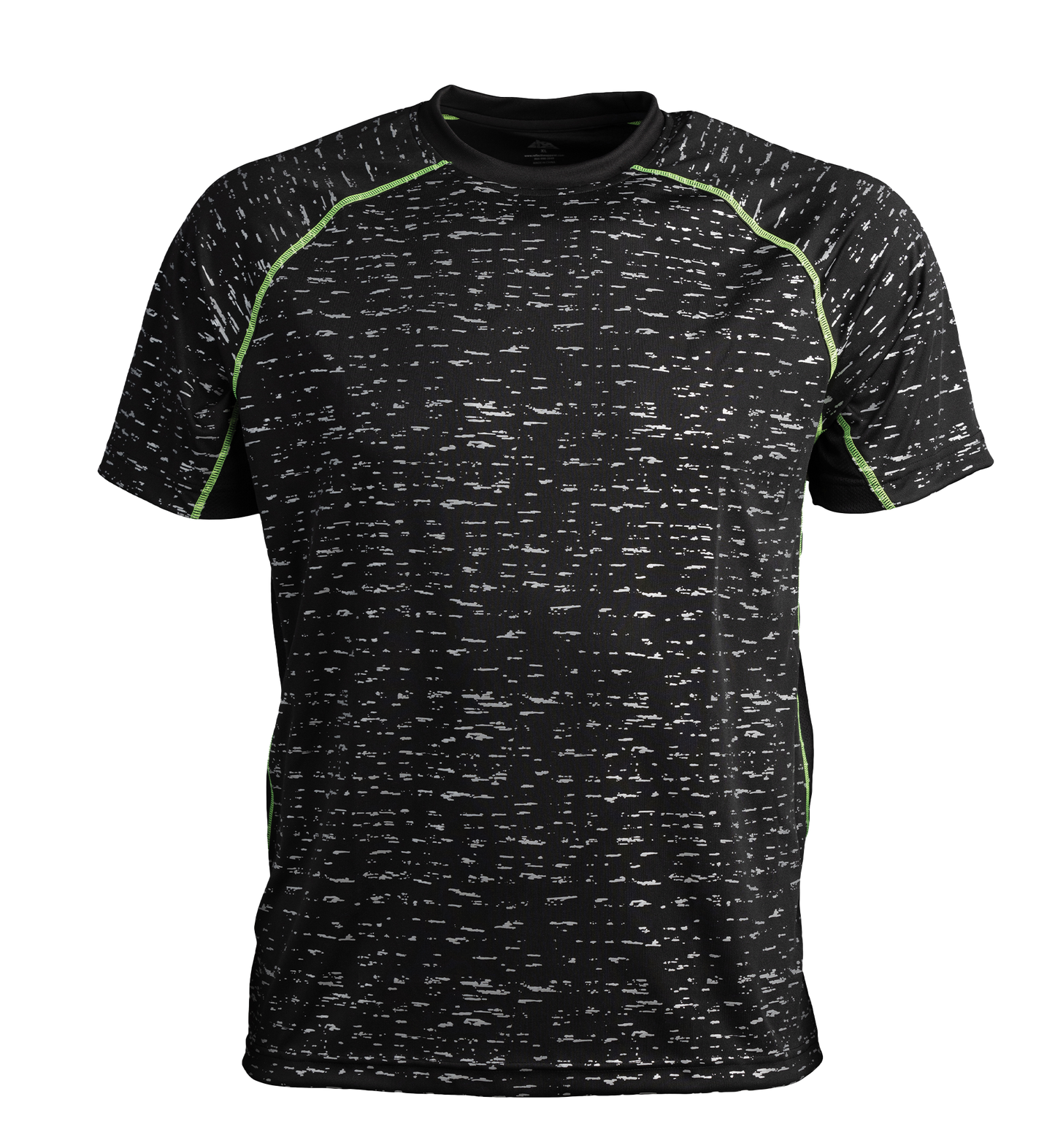 Men's Black Reflective Short Sleeve WildSpark™ Running Shirt