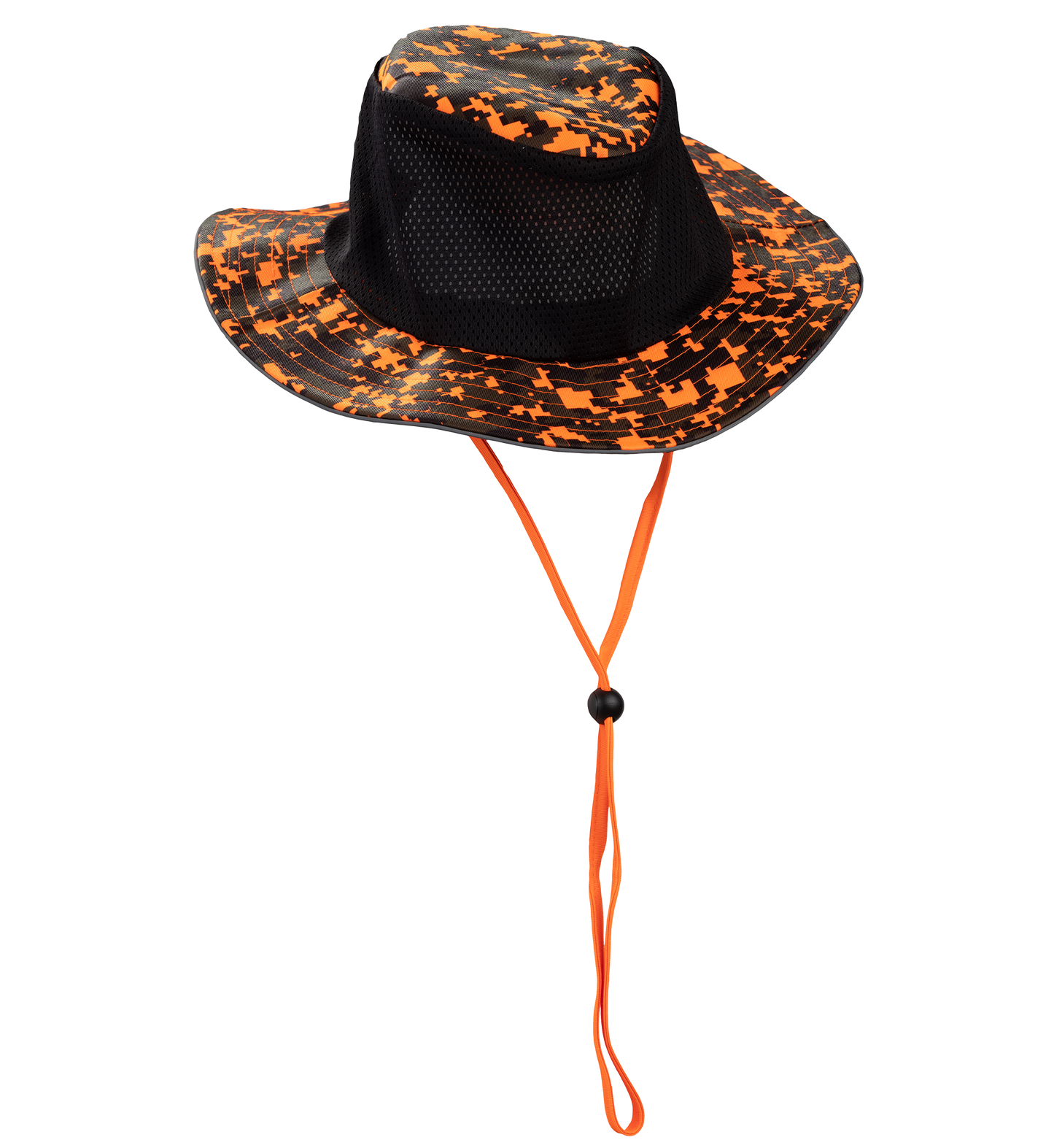 Enhanced Visibility Orange/Black DigiCamo Ranger Reflective Hat